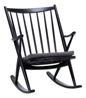 Mid-Century Danish Rocking Chair Model 182 by Frank Reenskaug for Bramin