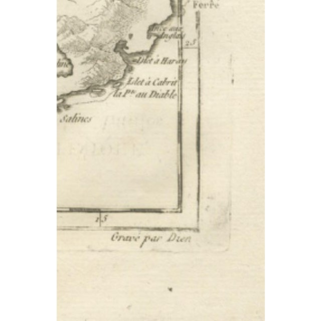 Antique Map of Martinique, 1780 For Sale - Image 9 of 12