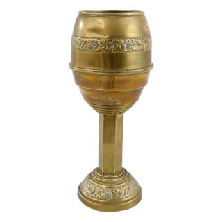 20th Century French Brass Goblet For Sale