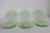 Green Early 20th Century Anchor Hocking Uranium Depression Glass Plates Block Optic Green - 6pc For Sale - Image 8 of 13