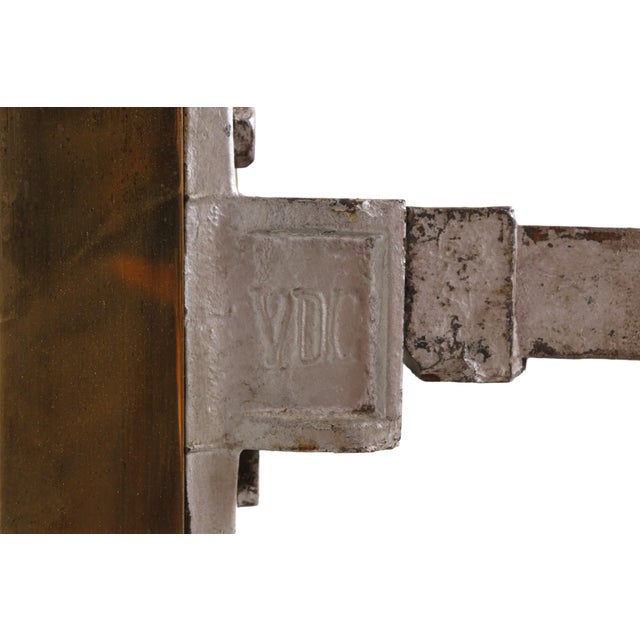 French Art Deco Period Full Size Brass Bed For Sale - Image 10 of 10