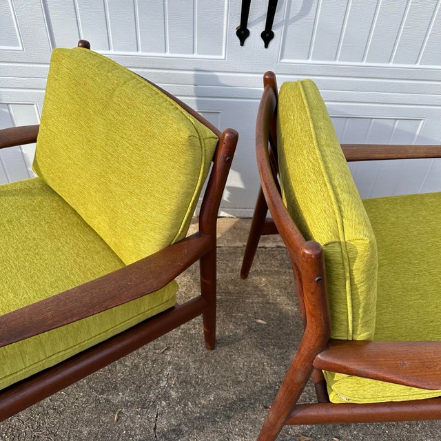 Pair of Svend Aage Eriksen Teak Lounge Chairs For Sale - Image 9 of 11