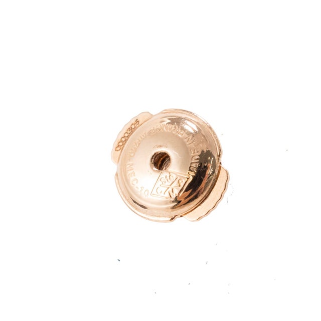 Christian Dior ÉToile Des Vents 18k Rose Gold Diamond Single Pink Stud Earring For Sale In Houston - Image 6 of 8