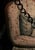Intimate devotional painting depicting Christ as the Man of Sorrows (Ecce Homo variant) in half-length. The figure is...