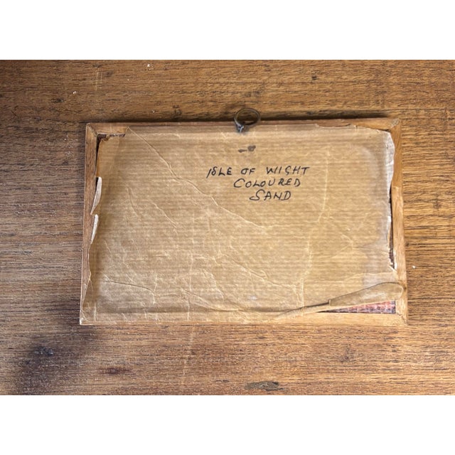 Framed Vintage Sand Art of Whippingham Church Isle of Wight For Sale - Image 4 of 4