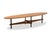 1950s Oval Coffee Table in Light Teak by Guglielmo Ulrich, 1950s For Sale - Image 5 of 5