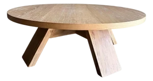 Caleb White Oak Coffee Table