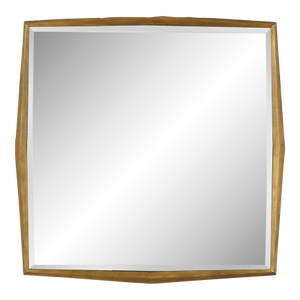 Point Square Gold Mirror-New