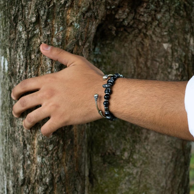 Wearing the Unique Skull Sterling Silver Cuff Bracelet is a powerful declaration of your unique style and fearless spirit....