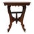 R. J. Horner & Co. Antique Rj Horner Attr. Chip Carved Oak Table With Casters C1920 For Sale - Image 4 of 11
