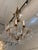 In the Style of Dennis & Leen Gold Finish Six Light Crystal Chandelier For Sale - Image 12 of 12