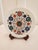 English Vintage Pietra Dura White Marble and Semi-Precious Stone Floral Inlay Decorative Plate For Sale - Image 3 of 9