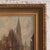 Traditional 1930s Flemish Church Oil Painting on Canvas in Giltwood Frame For Sale - Image 3 of 5