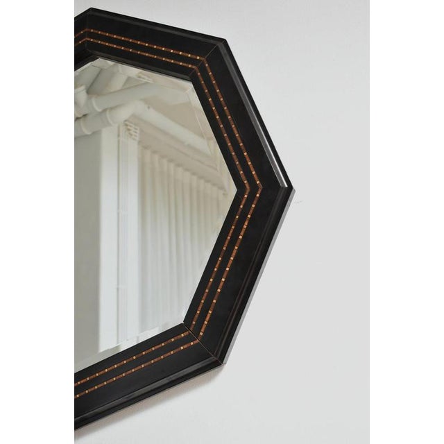 Vintage Octagonal Mirror, 1970s For Sale - Image 3 of 5
