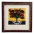 Sarah Rakes Folk Art "Summer Zinnias" For Sale