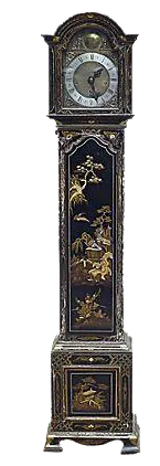 Antique Chinoiserie Grandmother Clock