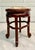 19th C. Jiansu China Lacquered Elmwood Oval Stool For Sale - Image 9 of 12