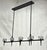 Contemporary Marian Jamieson "Kellen" Chandelier, Blackened Steel & Murano Glass Style Shades For Sale - Image 3 of 18