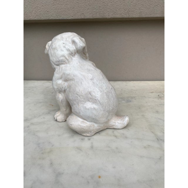 Terracotta Majolica Bulldog Bavent Normandy For Sale - Image 4 of 6