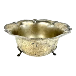 Vintage Wm Roger Footed Silver Plated Small Bowl