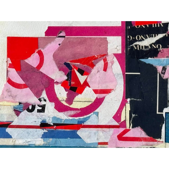 1980s Sam Middleton, Untitled, Drawing Collage and Mixed Media on Paper For Sale - Image 5 of 8