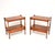 Georgian Inlaid Yew Wood Side Tables, 1930, Set of 2 For Sale - Image 4 of 11