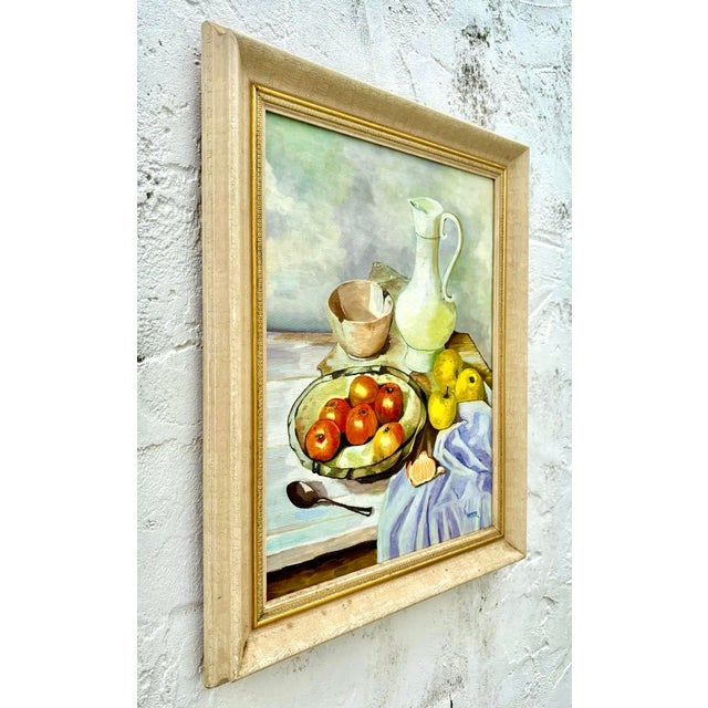 Vintage Boho Still Life Signed in Frame For Sale In West Palm - Image 6 of 7