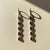 Not Yet Made - Made To Order Garnet Huggie Drop Earrings, Silver, Gold, Pair For Sale - Image 5 of 7