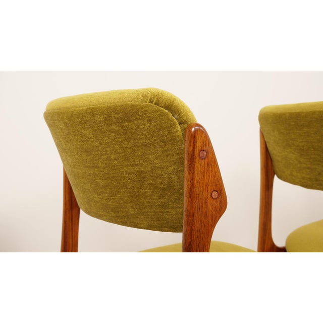 Dining Chairs with Armrests in Rosewood by Erik Buch, Set of 4 For Sale - Image 14 of 17