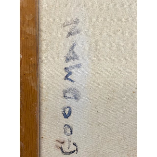 1960s Portrait Painting of an African-American Gentleman in a Suit and Tie For Sale - Image 10 of 13