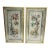 Vintage Figural Metal Framed Wall Plaques - A Pair For Sale