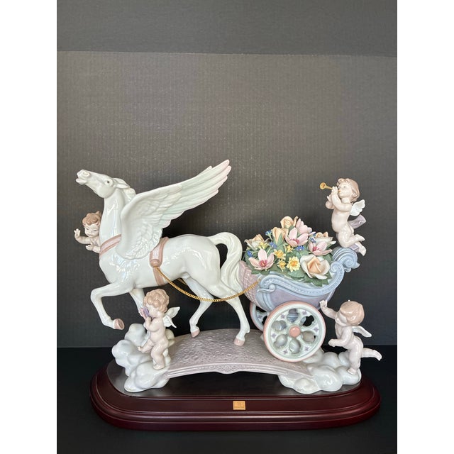Lladró "Celestial Journey" Porcelain Sculpture For Sale - Image 9 of 11