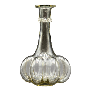 1990s Theresienthal Crystal Pumpkin Carafe/Vase (Kürbisflasche)