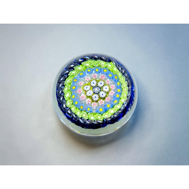 Object made with the millefiori technique, in addition to its original function as a paperweight, can be used as a...