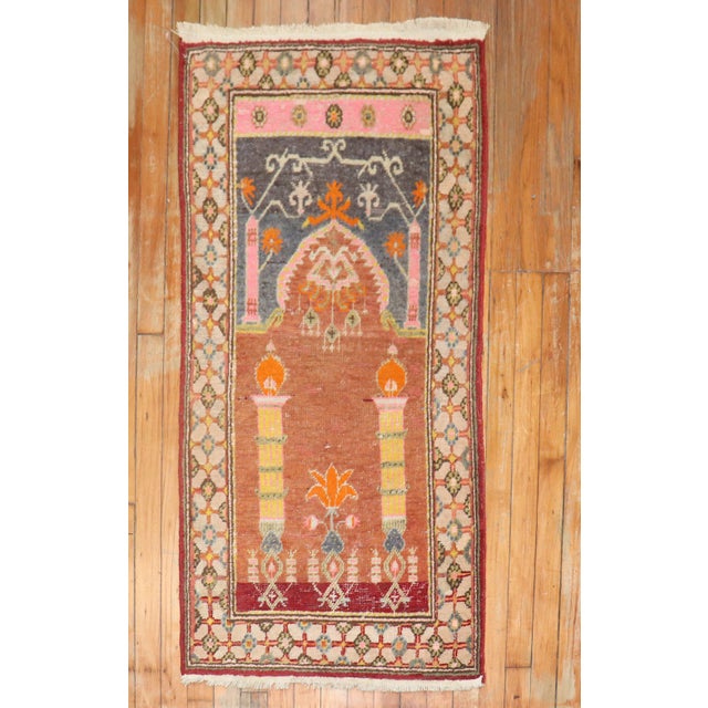 Textile Early 20th Century Khotan Prayer Rug - 2'1" x 4'1" For Sale - Image 7 of 18