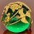 French Early 20th Century French Ormolu Monkey Motif Green Crystal Controlled Bubble Paperweight For Sale - Image 3 of 13