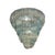 Ceiling lamp with a gilded brass ring structure. It is composed of Murano glass lobes, each individually handcrafted by...