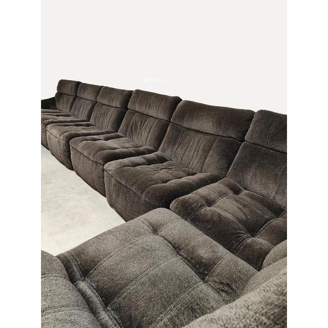 Vintage Modular Lounge Sofa from Rolf Benz, 1970s, Set of 8 For Sale - Image 6 of 8