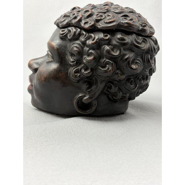 Late 19th Century Victorian Tobacco Jar, African Female For Sale - Image 12 of 16