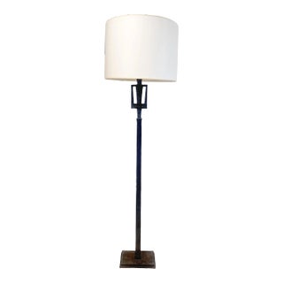 Laurence Montano Patinated Bronze Floor Lamp For Sale