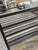 Black California King Room & Board Parsons Bed Frame, Natural Steel For Sale - Image 8 of 12