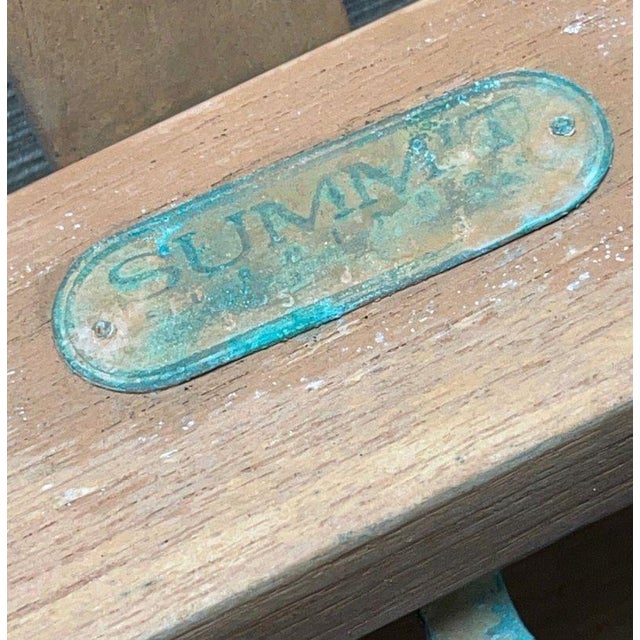 Copper Sundeck Stacking Adjustable Chaise, Designed by John Munford. For Summit For Sale - Image 8 of 8