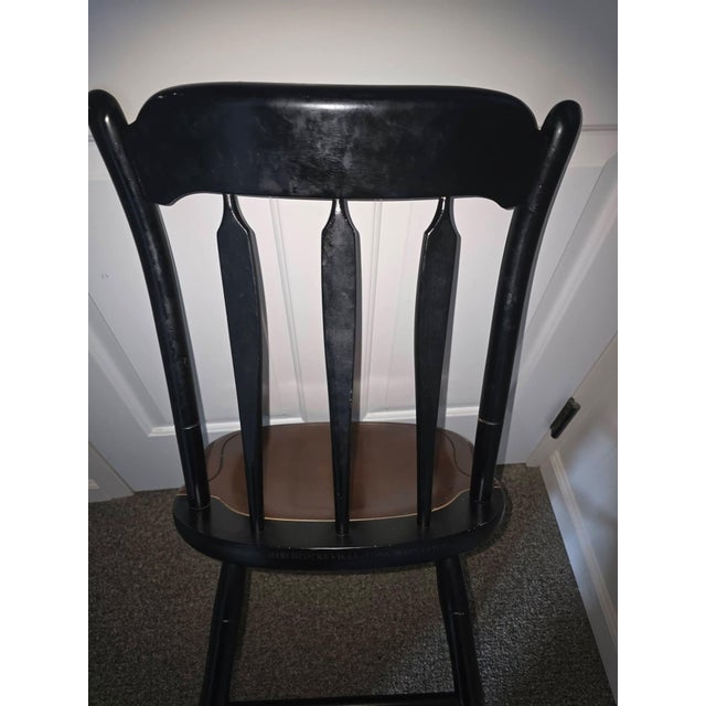 Recently acquired this beautiful Hitchcock Chair. Looking to give it a new home! : 19.75" wide x 18" deep x 35.5" high....