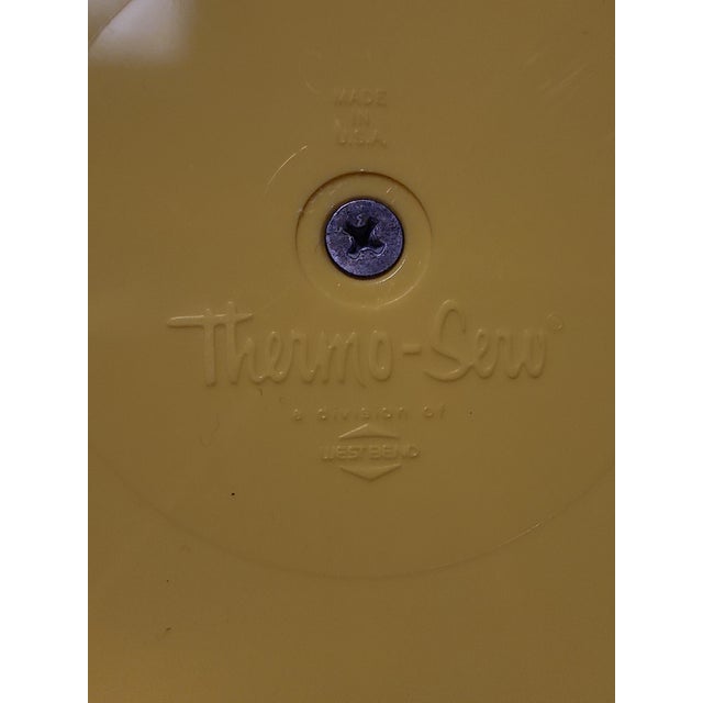 Mid 20th Century Mid 20th Century Mid Century Modern West Bend Thermo Serv Daisy Ice Bucket For Sale - Image 5 of 5