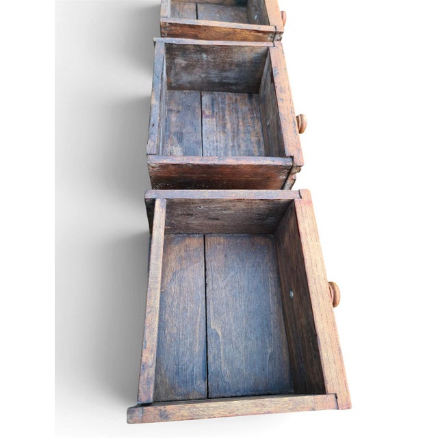 Antique French Kitchen Cabinet with Drawers and Hooks, 1900 For Sale - Image 14 of 17