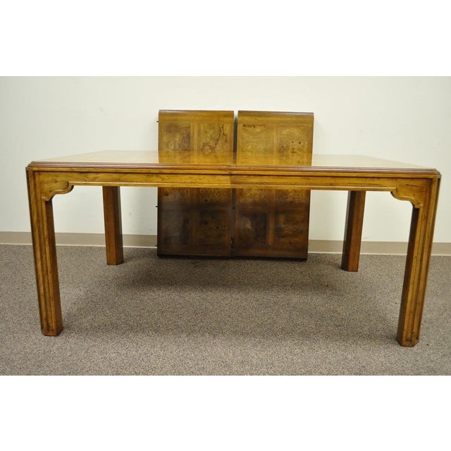 Vintage Drexel Heritage Sketchbook Dining Room Table Banded