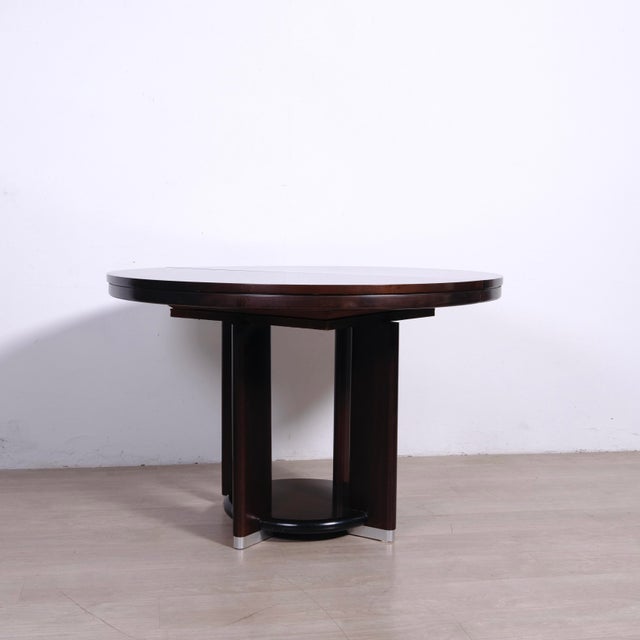 Extendable Round Dining Table, 1970s For Sale - Image 9 of 18
