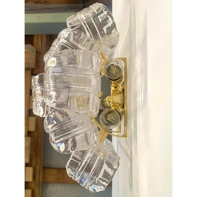 Transparent Lingue Murano Style Glass Wall Lamps from Simoeng, Set of 4 For Sale - Image 6 of 11