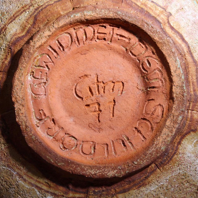 Brown Ceramic Sculpture Floor Vase, Germany, 1971 For Sale - Image 8 of 10