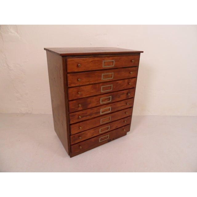 Antique Watchmakers Filing Cabinet with Drawers, 1920s For Sale - Image 11 of 11